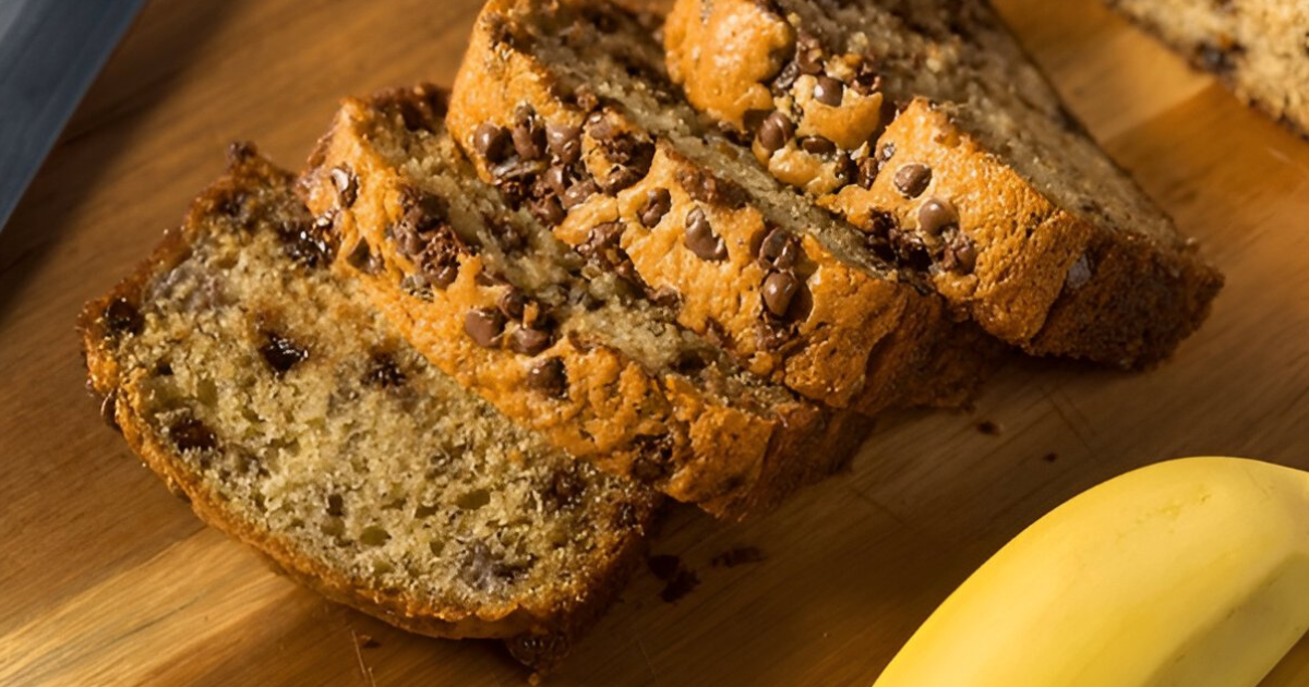 chocolate chip walnut banana bread