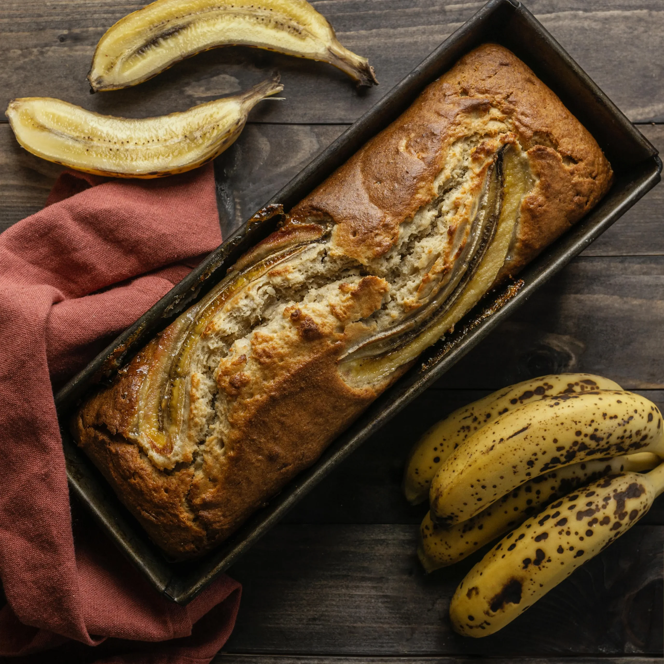 healthy banana bread